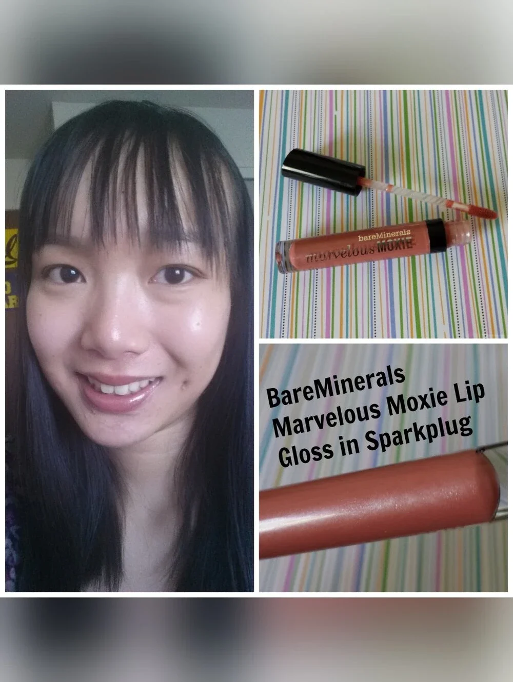 ❇️🧚‍♀️SPARK PLUG BareMinerals MINI RARE Moxie Gloss NWOBox